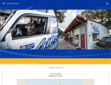 Tablet Screenshot of gulfautoclinic.com